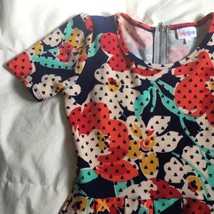 LuLaRoe Floral Amelia Dress